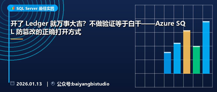 开了 Ledger 就万事大吉？不做验证等于白干——Azure SQL 防篡改的正确打开方式