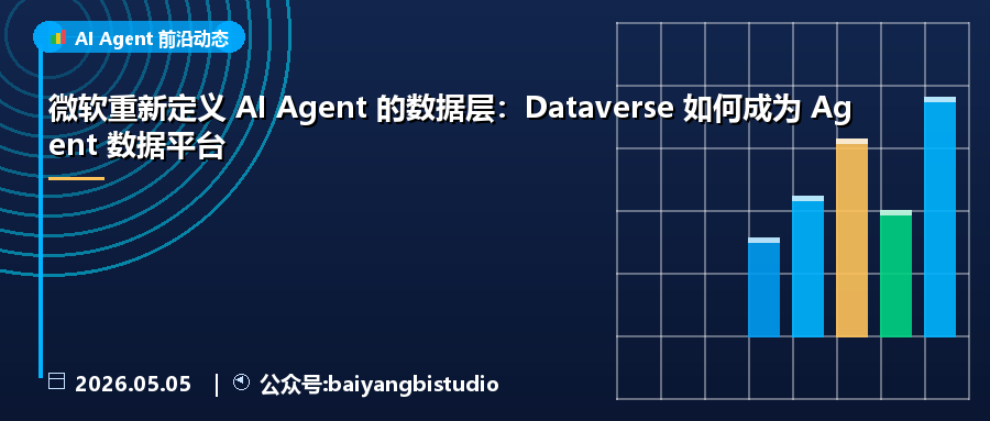微软重新定义 AI Agent 的数据层:Dataverse 如何成为 Agent 数据平台