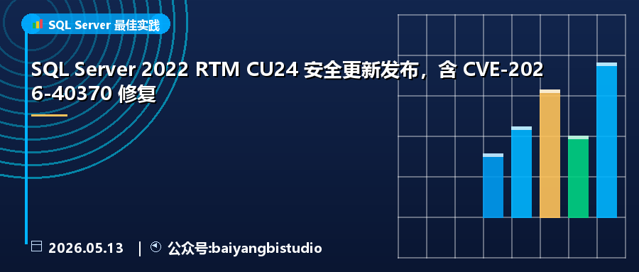 SQL Server 2022 RTM CU24 安全更新发布，含 CVE-2026-40370 修复