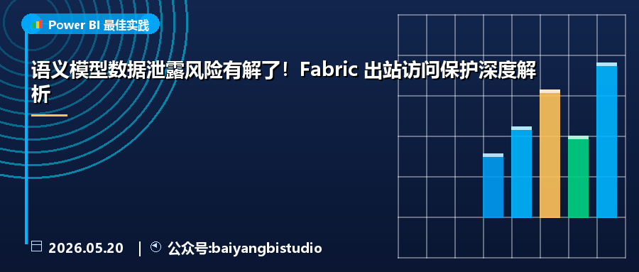 语义模型数据泄露风险有解了！Fabric 出站访问保护深度解析