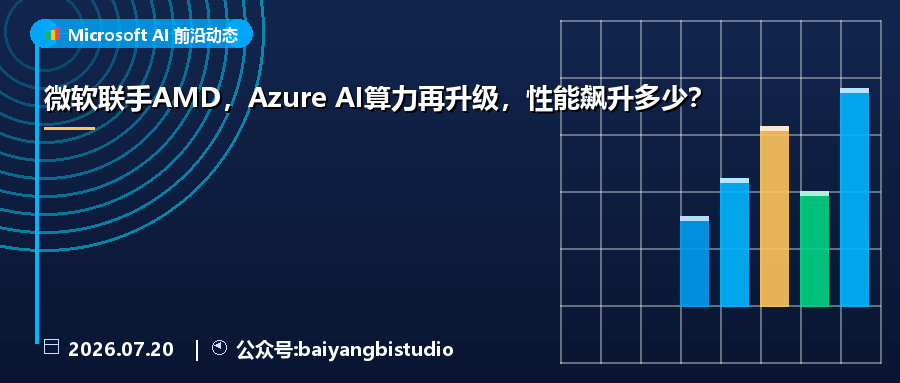 微软联手AMD,Azure AI算力再升级,性能飙升多少?