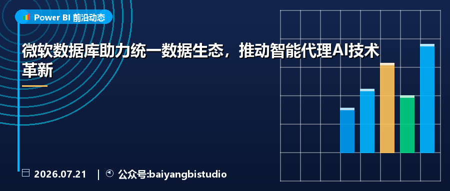 微软数据库助力统一数据生态,推动智能代理AI技术革新