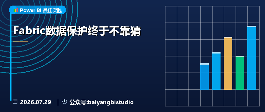 Fabric数据保护终于不靠猜