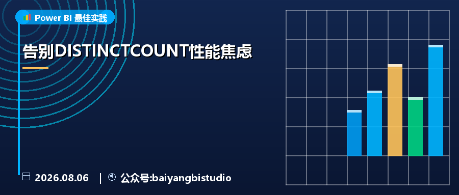 告别DISTINCTCOUNT性能焦虑